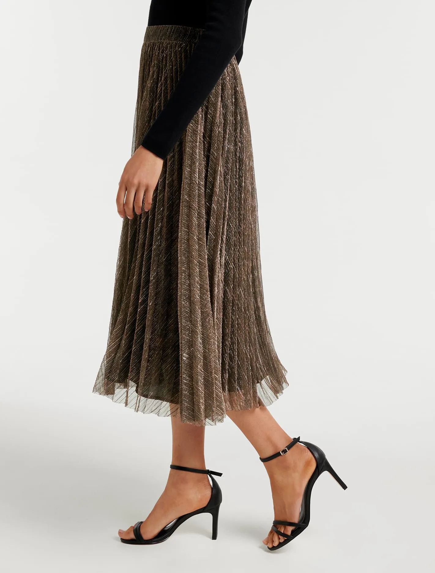 Jenny Pleated Plisse Skirt