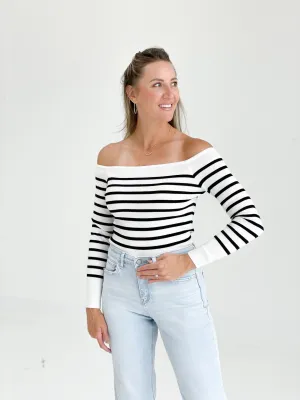 Kate Off The Shoulder Top - Ivory