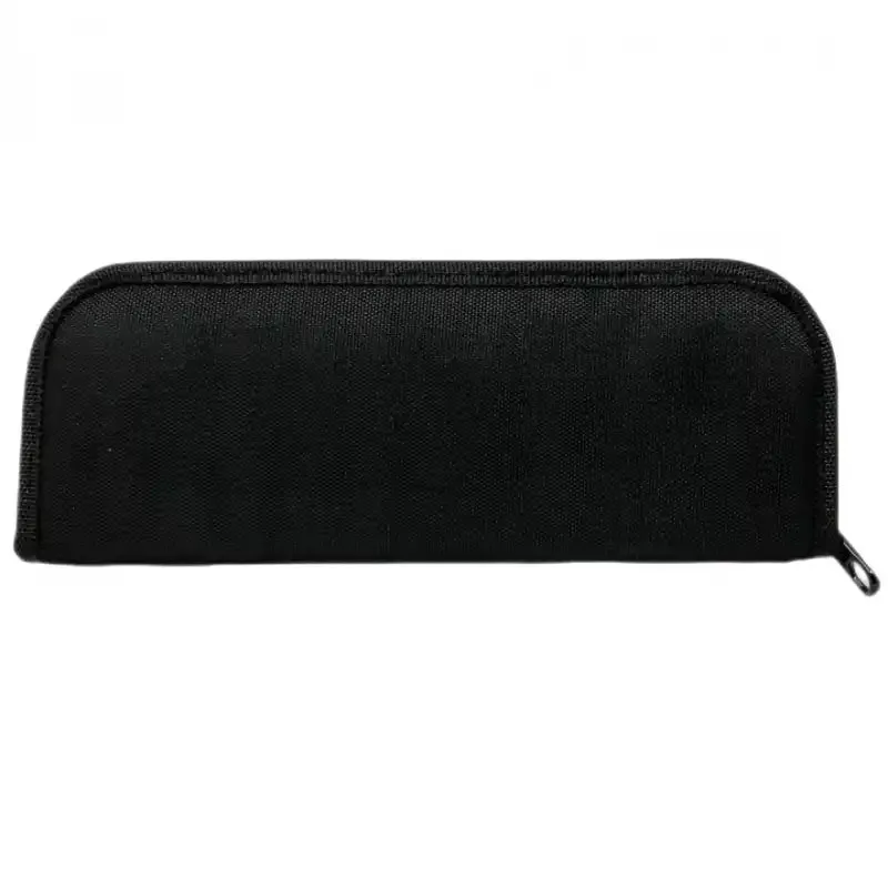 Knife Pouches- Fleece Lined with Zipper- Black