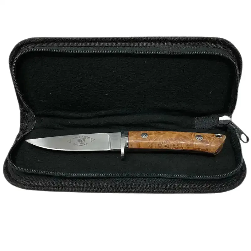 Knife Pouches- Fleece Lined with Zipper- Black