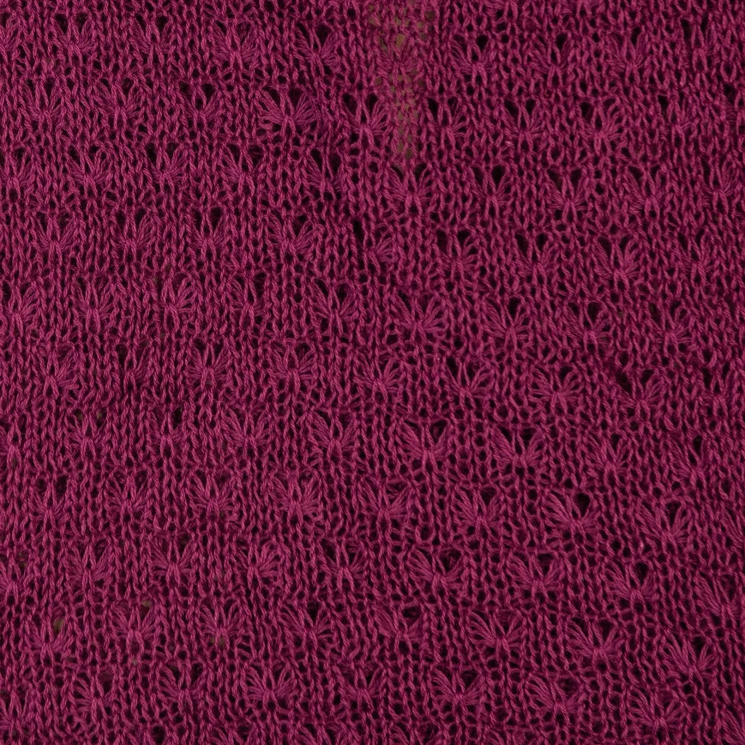 Knitted Open Front Top Ikat Nanas
