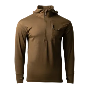 Merino Half Zip with Hood