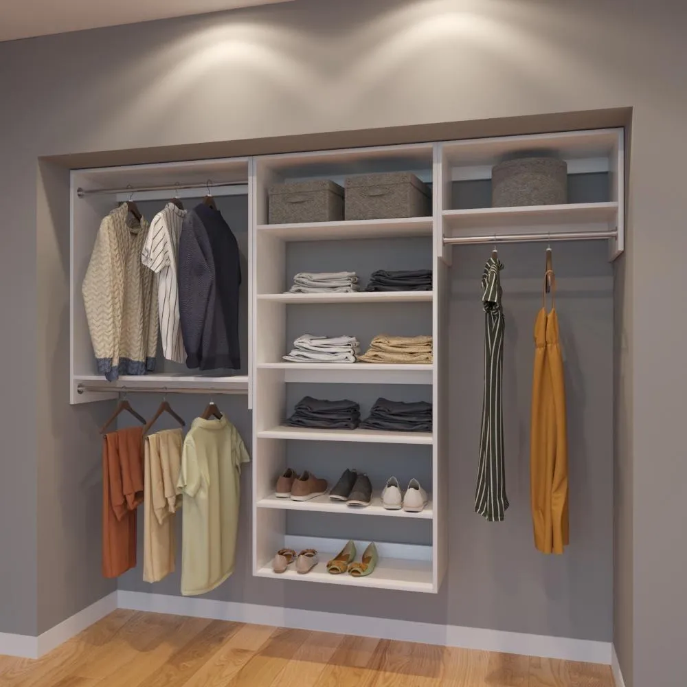 Modular Closets 8 FT Closet Organizer System - 96 inch - Style C