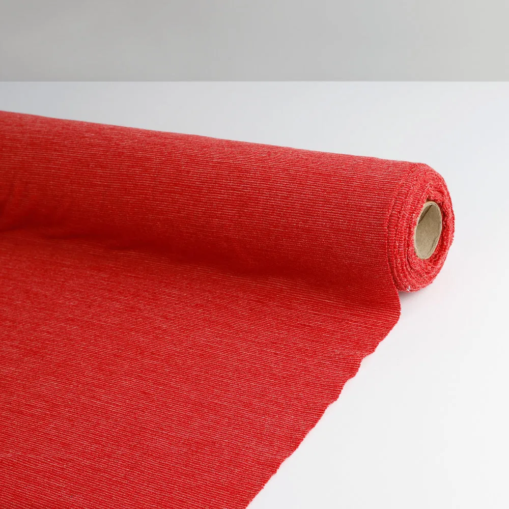 Needle Stripe Merino Blend Jersey - Cherry (remnant)