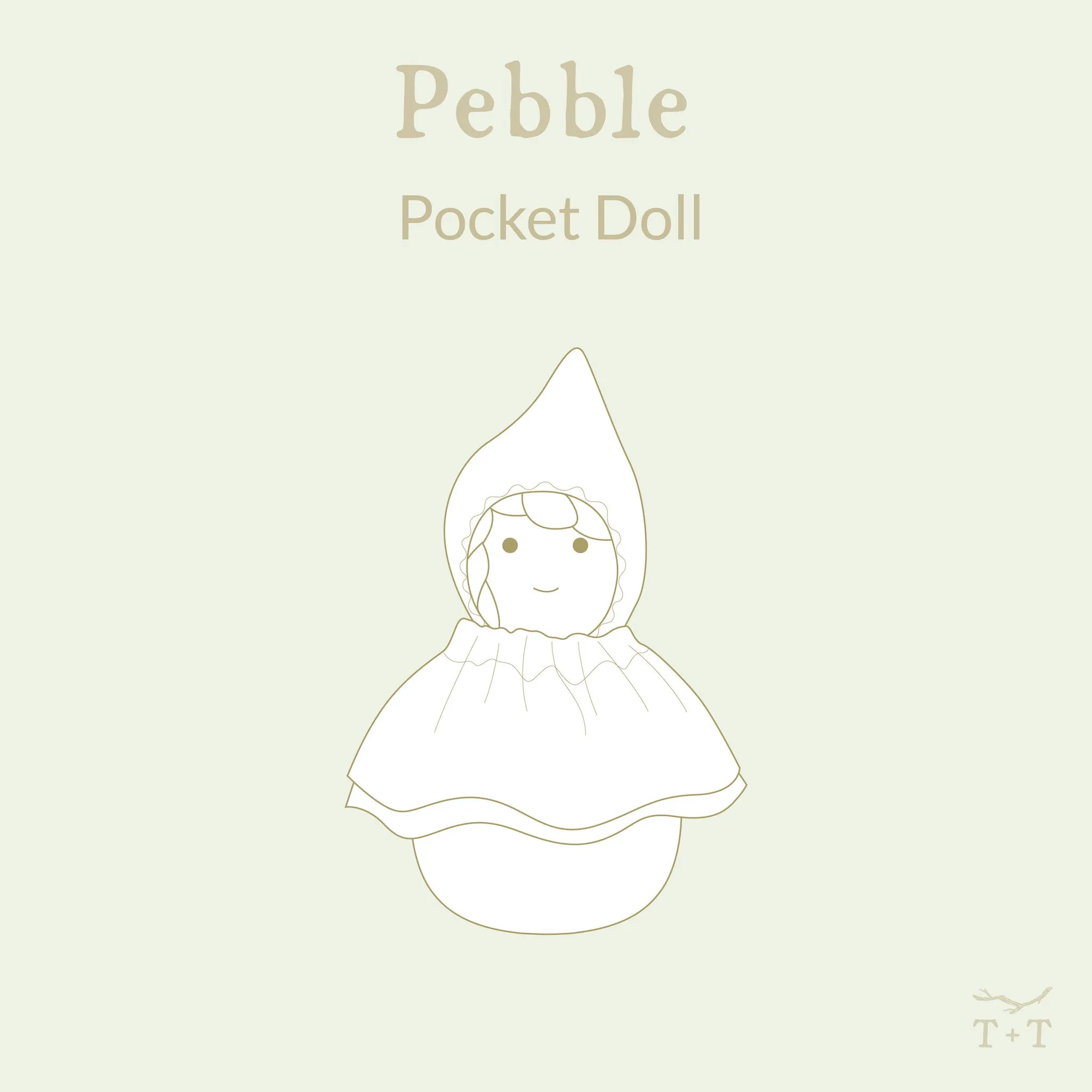 Pebble Pocket Doll Sewing Pattern ~ Waldorf Doll
