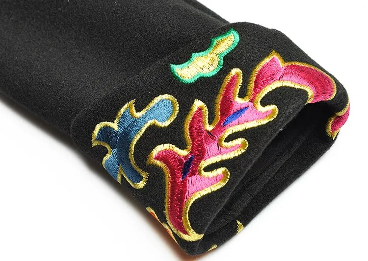 Persia Spring Autumn  Long sleeve Single-breasted Embroidery Overcoat