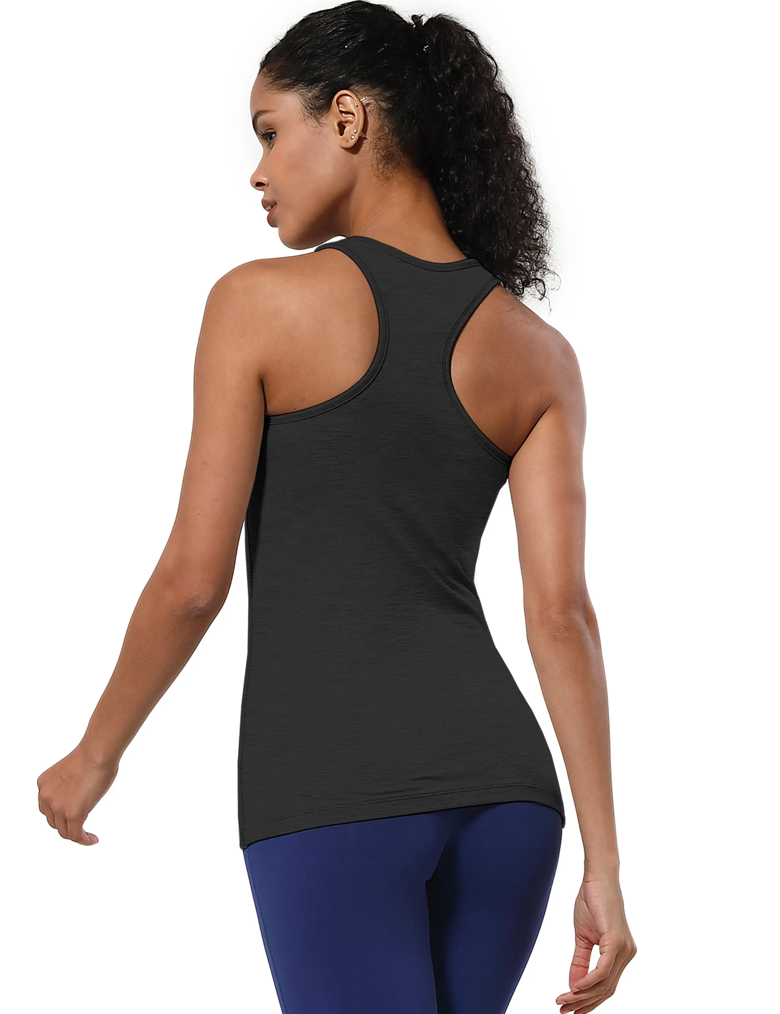 Racerback Athletic Tank Tops heathercharcoal_Golf