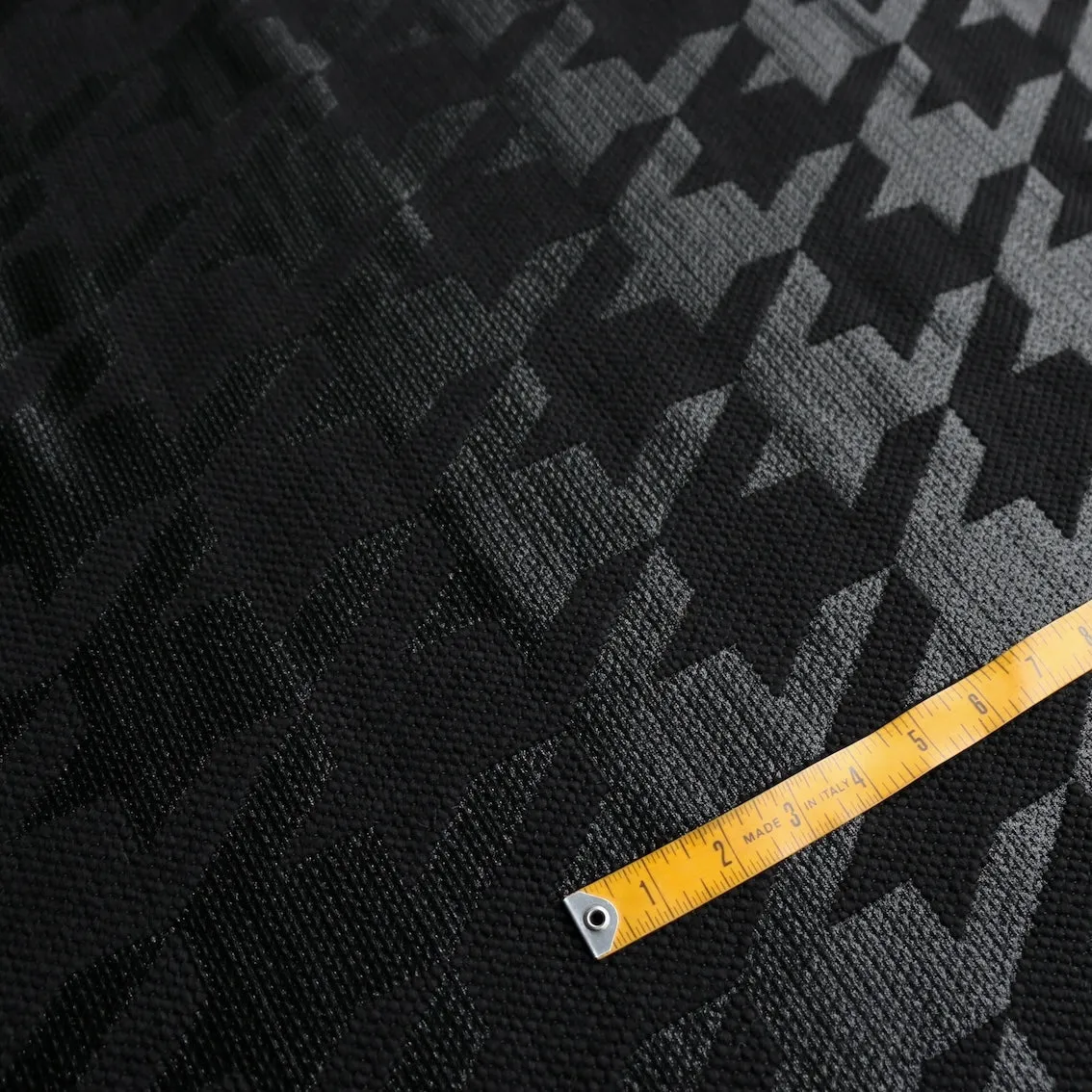 Remnant of Christie Nero Houndstooth