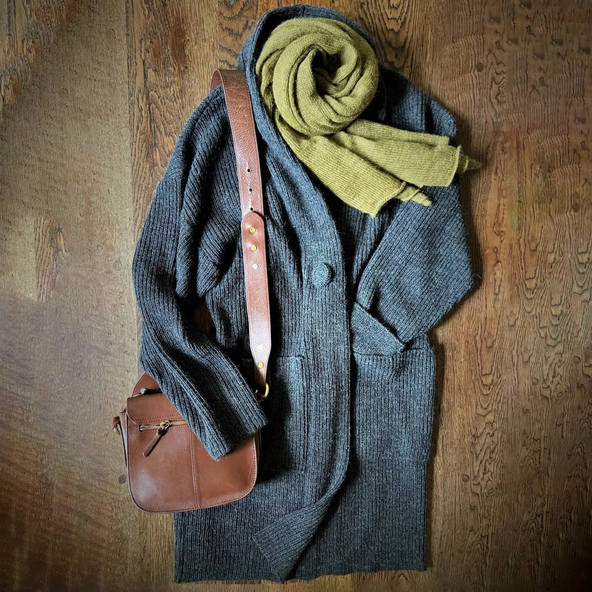 Samantha Holmes Rib Knit Cardigan