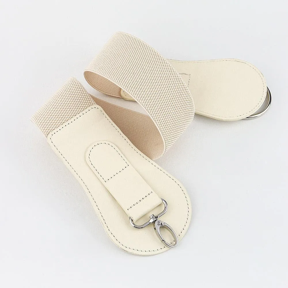 Simple Sweet Cool PU Leather Decoration Wide Belt – Stylish Business Accessory
