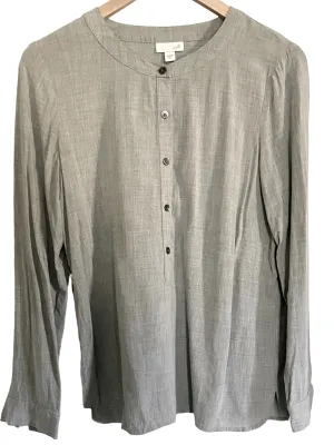 Soft Summer Pebble Gray Popover Shirt